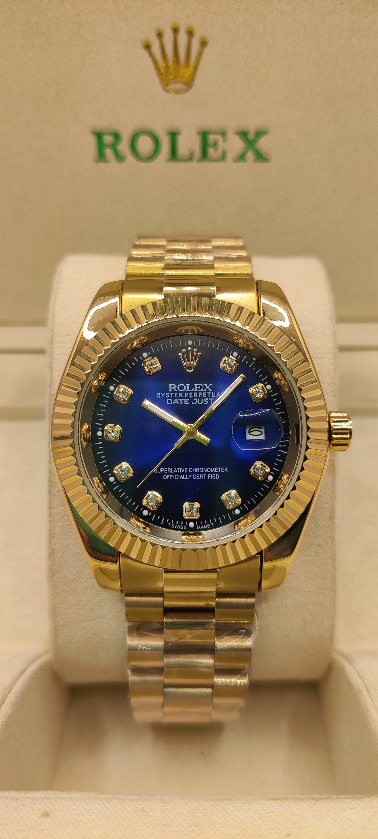 Automatic Date-just 36 Blue Dial