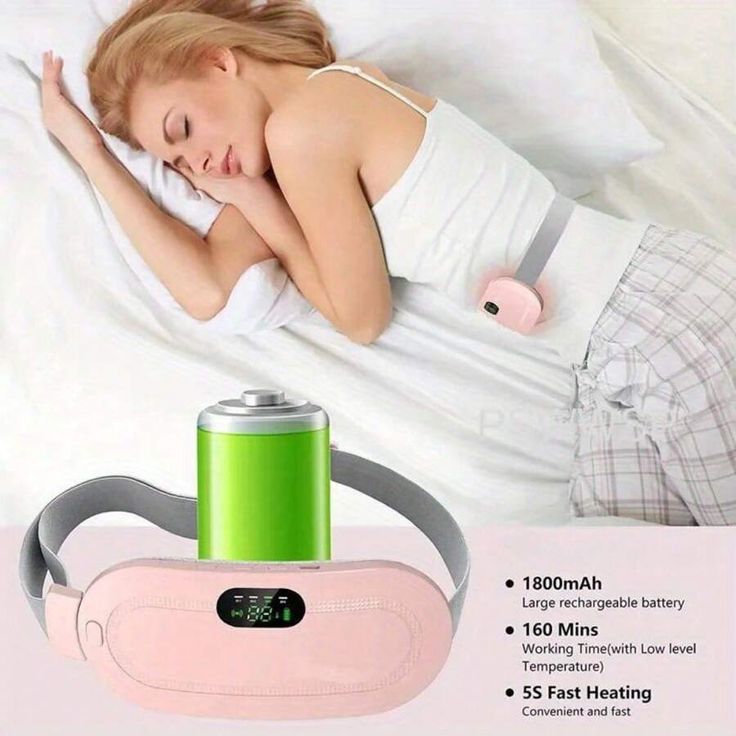 PERIOD CRAMP RELIEF BELT Portable Menstrual Heating Pad