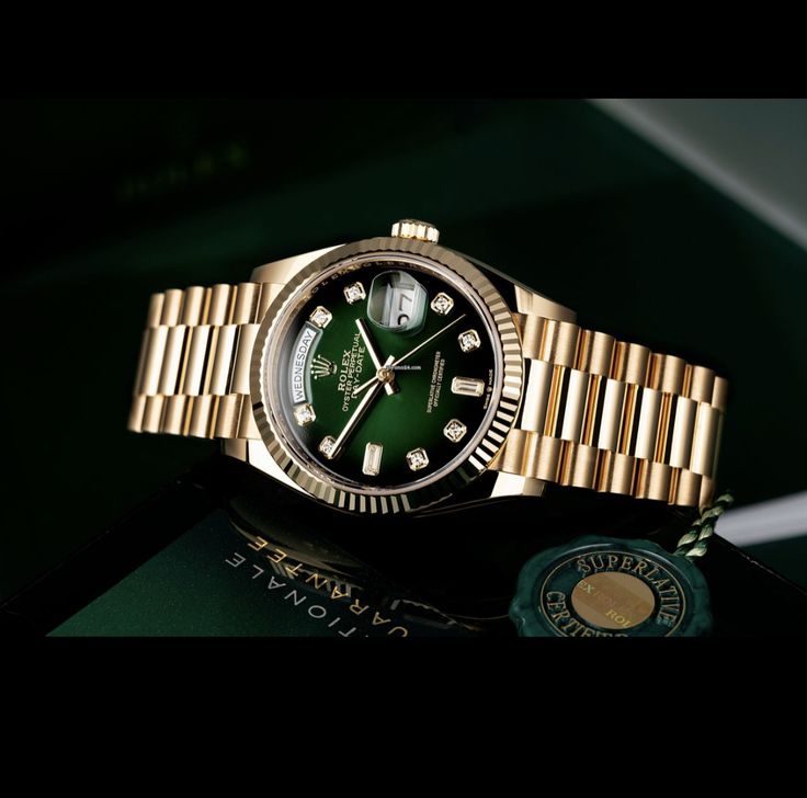 Rolex Oyster Perpetual Day-Date – Green Dial