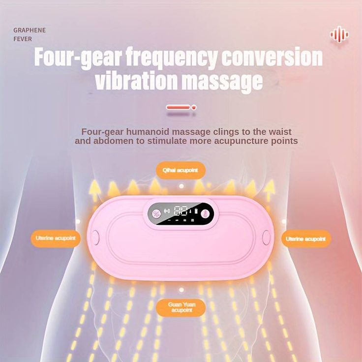 PERIOD CRAMP RELIEF BELT Portable Menstrual Heating Pad
