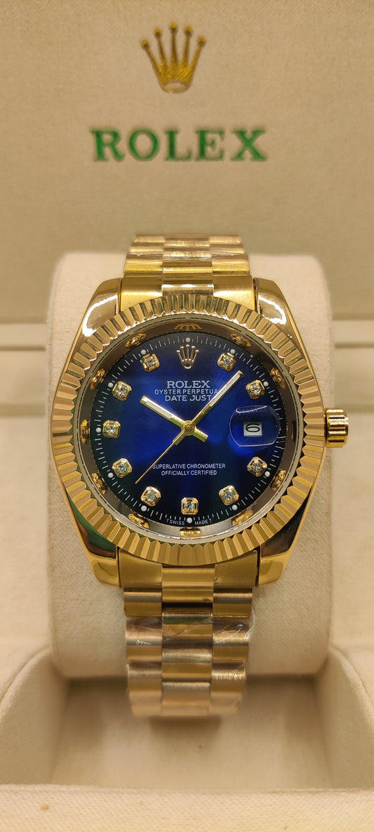 Automatic Date-just 36 Blue Dial