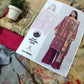 AIRJET LAWN EMBROIDED SUIT WITH CHIFFOON DUPATTA