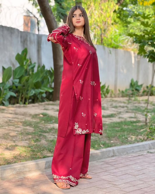 *NW FASHION EMBROIDERY 2PC (FARSHI)*