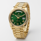 Day-Date 40 Yellow Gold with Green Dial